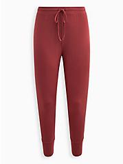 Plus Size Sleep Legging - Dream Fleece Brick Red, MADDER BROWN, hi-res