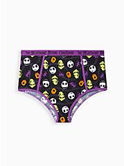 The Nightmare Before Christmas Brief Panty - Cotton Jack and Oogie Purple & Black, MULTI, hi-res