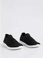 Knit Active Sneaker (WW), BLACK, hi-res