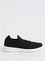 Plus Size Flyknit Active Sneaker - Black (WW), BLACK, alternate