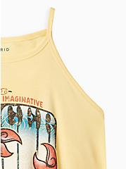Plus Size Classic Fit High Neck Tank - Signature Jersey Astrology Cancer Yellow, SUNDRESS, alternate