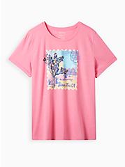 Classic Fit Tee - Signature Jersey Pink Joshua Tree, PINK GLO, hi-res