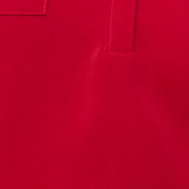 Harper Studio Crepe de Chine Pullover 3/4 Sleeve Blouse, DARK RED, swatch