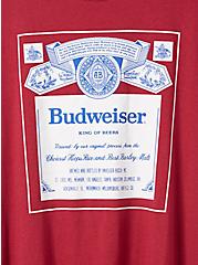 Plus Size Budweiser Classic Fit Crew Neck Tee - Cotton Red, JESTER RED, alternate