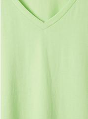 Plus Size Girlfriend Tee - Signature Jersey Citrus Green, GREEN, alternate