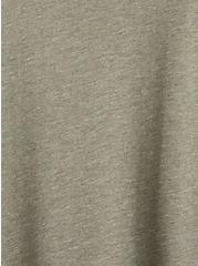 Plus Size Everyday Tee - Signature Jersey Heather Olive Green, OLIVE, alternate