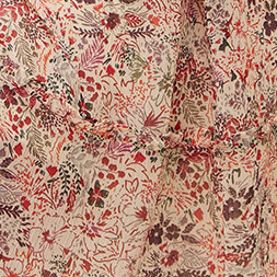 Mini Tiered Dress - Chiffon Lurex Floral Multi , FLORAL MULTI, swatch