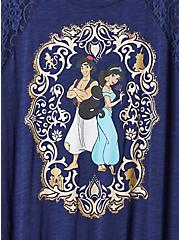 Disney Aladdin Cotton Swing Top, PEACOAT, alternate