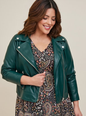 plus size leather jacket torrid