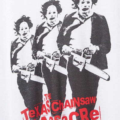 Plus Size Texas Chainsaw Massacre Classic Fit Cotton Notch Raglan Tee , BRIGHT WHITE, swatch
