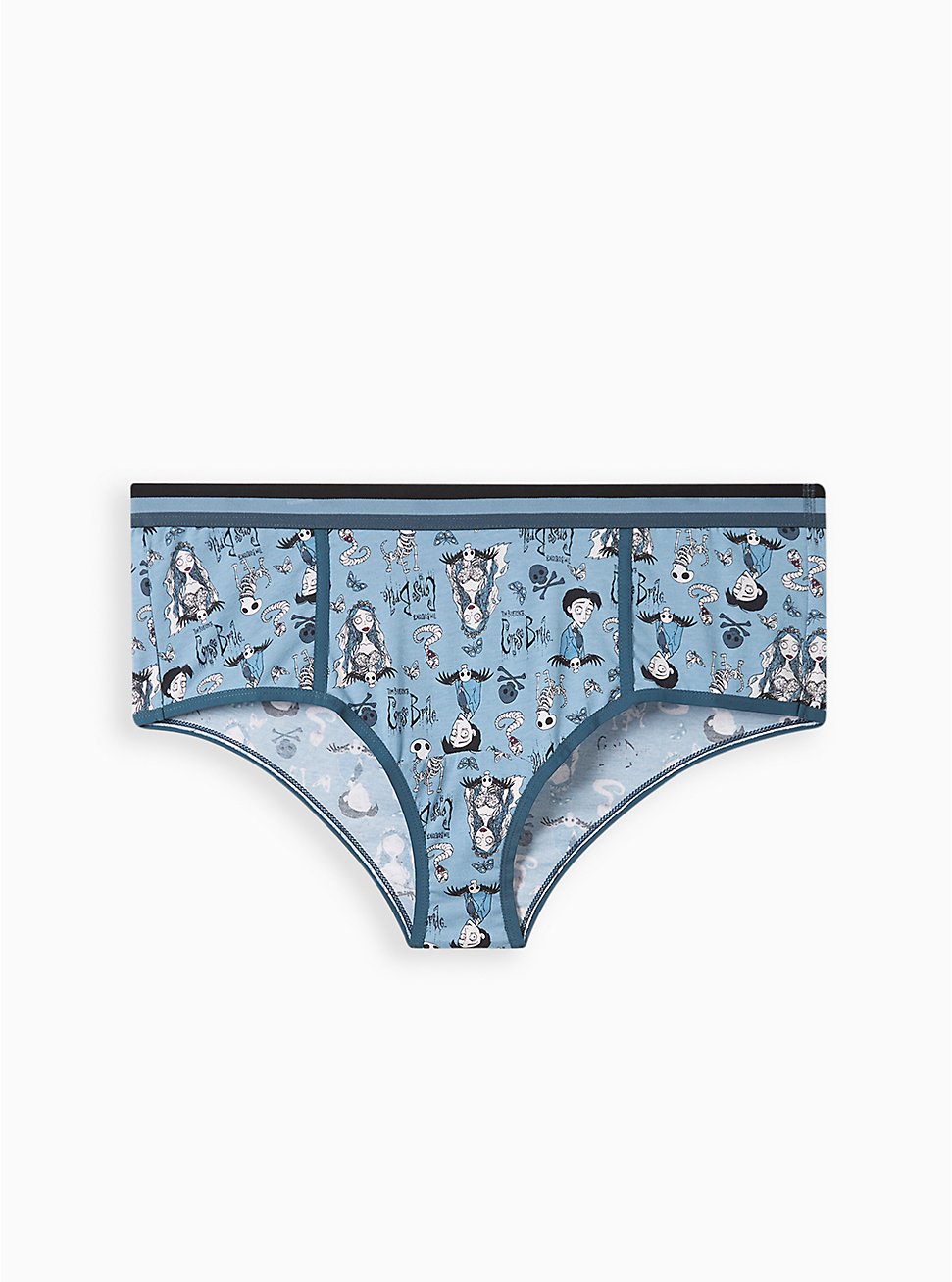 Corpse Bride Cotton Mid-Rise Cheeky Panty, MULTI, hi-res