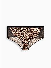 Second Skin Mid-Rise Cheeky Panty, FIFTIES LEOPARD BEIGE, hi-res