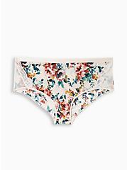 Second Skin Mid-Rise Cheeky Panty, IMPRESSION FLORAL ANGEL WING PINK, hi-res