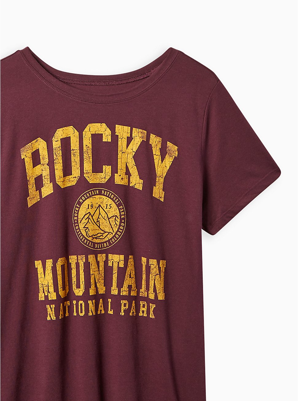 Rocky Mountain Slim Fit Cotton Crew Neck Tee, WINETASTING, hi-res