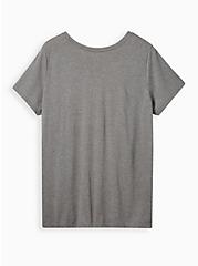 #TorridStrong Classic Fit Crew Neck Tee - Signature Jersey Together We Rise Grey, MEDIUM HEATHER GREY, alternate