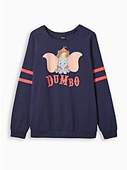 Disney Dumbo Cozy Fleece Varsity Sweatshirt, PEACOAT, hi-res