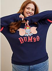 Disney Dumbo Cozy Fleece Varsity Sweatshirt, PEACOAT, hi-res