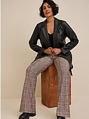 Plus Size Studio Knit Shirred Cami Bodysuit, DEEP BLACK, alternate