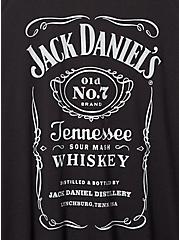 Jack Daniel's Classic Fit Cotton Raglan Long Sleeve Top, DEEP BLACK, alternate