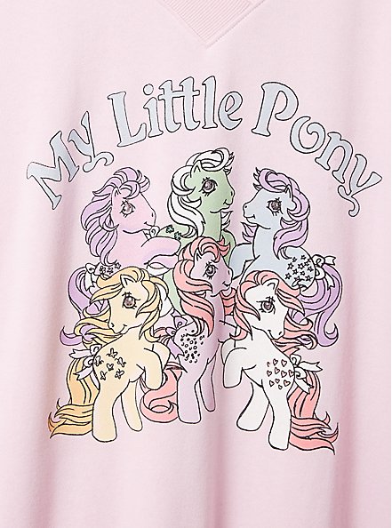 My Little Pony Cozy Fleece V-Neck Sweatshirt, MULTI, alternate