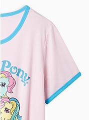 My Little Pony Classic Fit Cotton Crew Neck Ringer Tee, PINK, alternate