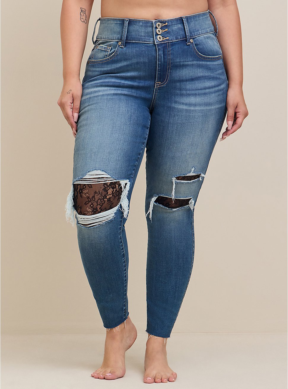 Blue 38                  EU discount 88% Springfield Jeggings & Skinny & Slim WOMEN FASHION Jeans Embroidery 