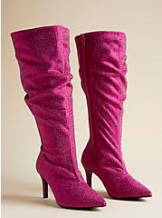 Slouch Knee Boot (WW), PINK, hi-res