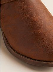 Brown Buckle Sweater Knee Boot (WW), BROWN, alternate