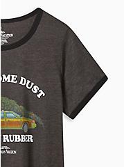 Plus Size Christmas Vacation Griswald Classic Fit Cotton Crew Neck Ringer Tee, MEDIUM HEATHER GREY, alternate