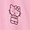 Hello Kitty Zip Cozy Fleece Sweatshirt, PINK, swatch