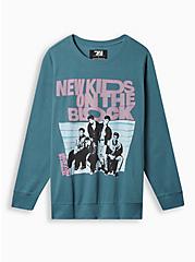 New Kids On The Block Cozy Fleece Crew Neck Split Sweatshirt, HYRDO, hi-res