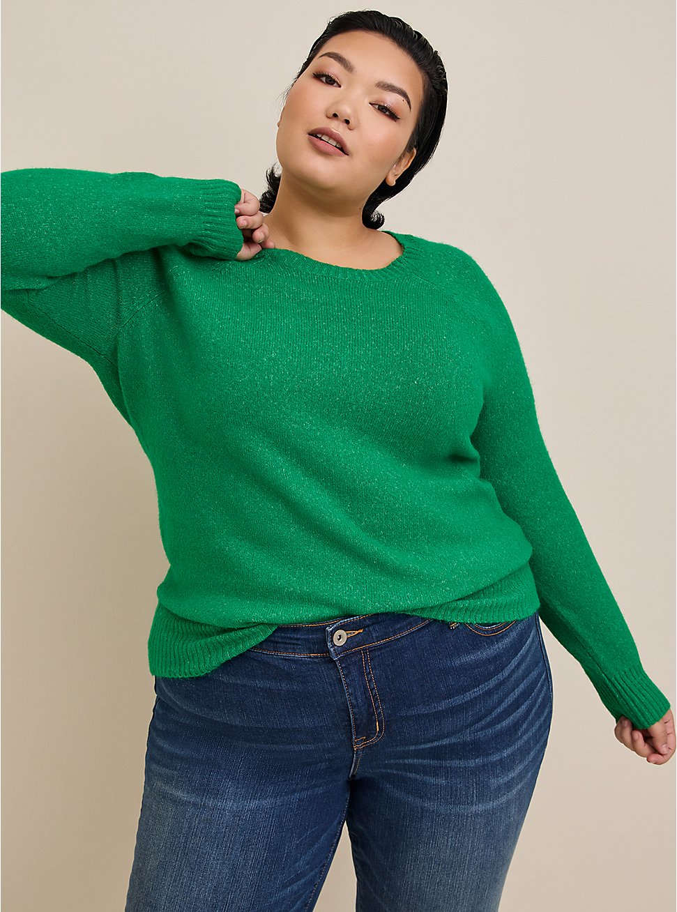 Plus Size - Vegan Cashmere Pullover Sweater - Torrid