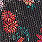 Sequin Velvet Maxi Kimono, FLORAL BLACK, swatch