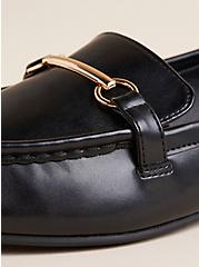 Faux Leather Loafer (WW), BLACK, alternate