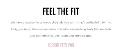 torrid bra fitting