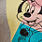 Disney Minnie Mouse Cotton Modal Slub Rolled Sleeve Graphic Top, GREY, swatch
