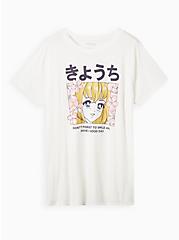 Classic Fit Tee - Cotton Anime Beige, MARSHMALLOW, hi-res