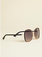 Square Vented Frame Smoke Lens Sunglasses, , hi-res