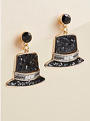 New Year's Eve Top Hat Earring , , alternate