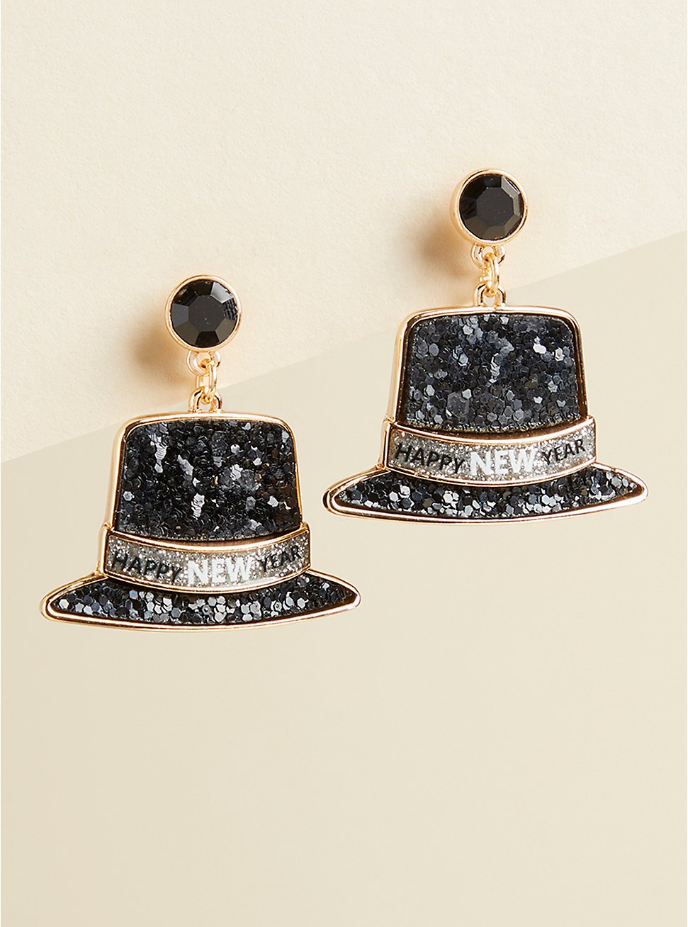New Year's Eve Top Hat Earring , , hi-res