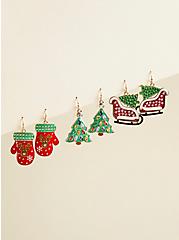 Holiday Earring Set, , hi-res