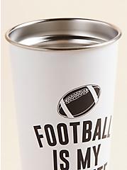 Football 17 Oz Insulated Mug, , alternate