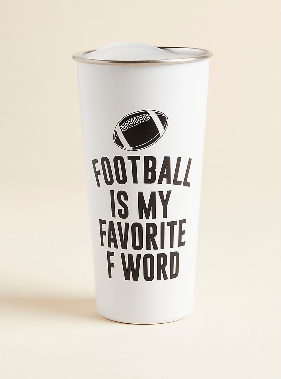 Football 17 Oz Insulated Mug, , hi-res