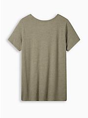 Naturally Introverted Everyday Signature Jersey Crew Neck Tee, DUSTY OLIVE, alternate