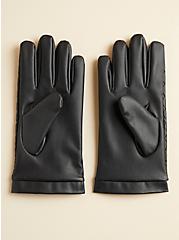 Quilted Faux Leather Glove, , alternate