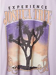 Joshua Tree Classic Fit Polyester Cotton Jersey Crew Tee, LAVENDER, alternate