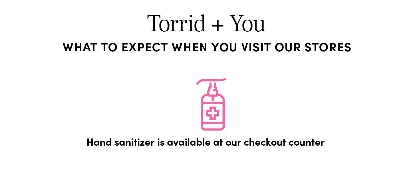 What to Expect when you visit our stores - Hand sanitizer is available at our checkout counter