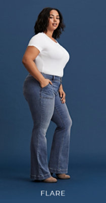 frayed bottom jeans plus size