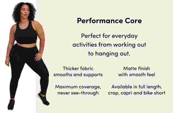 Bombshell Legging in performance core. The same butt-lifting, tummy-sculpting magic of our beloved jeans. 