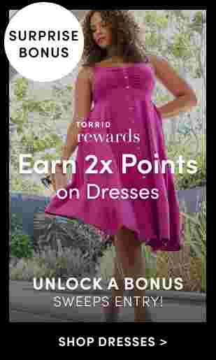 Earn 2X Points on dresses